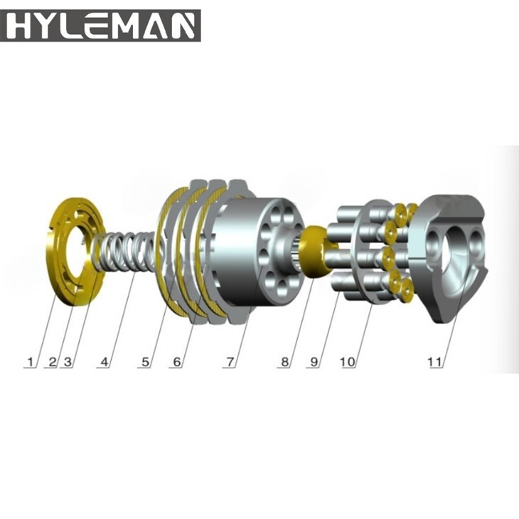 PC200-7 트랙의 차대 부품